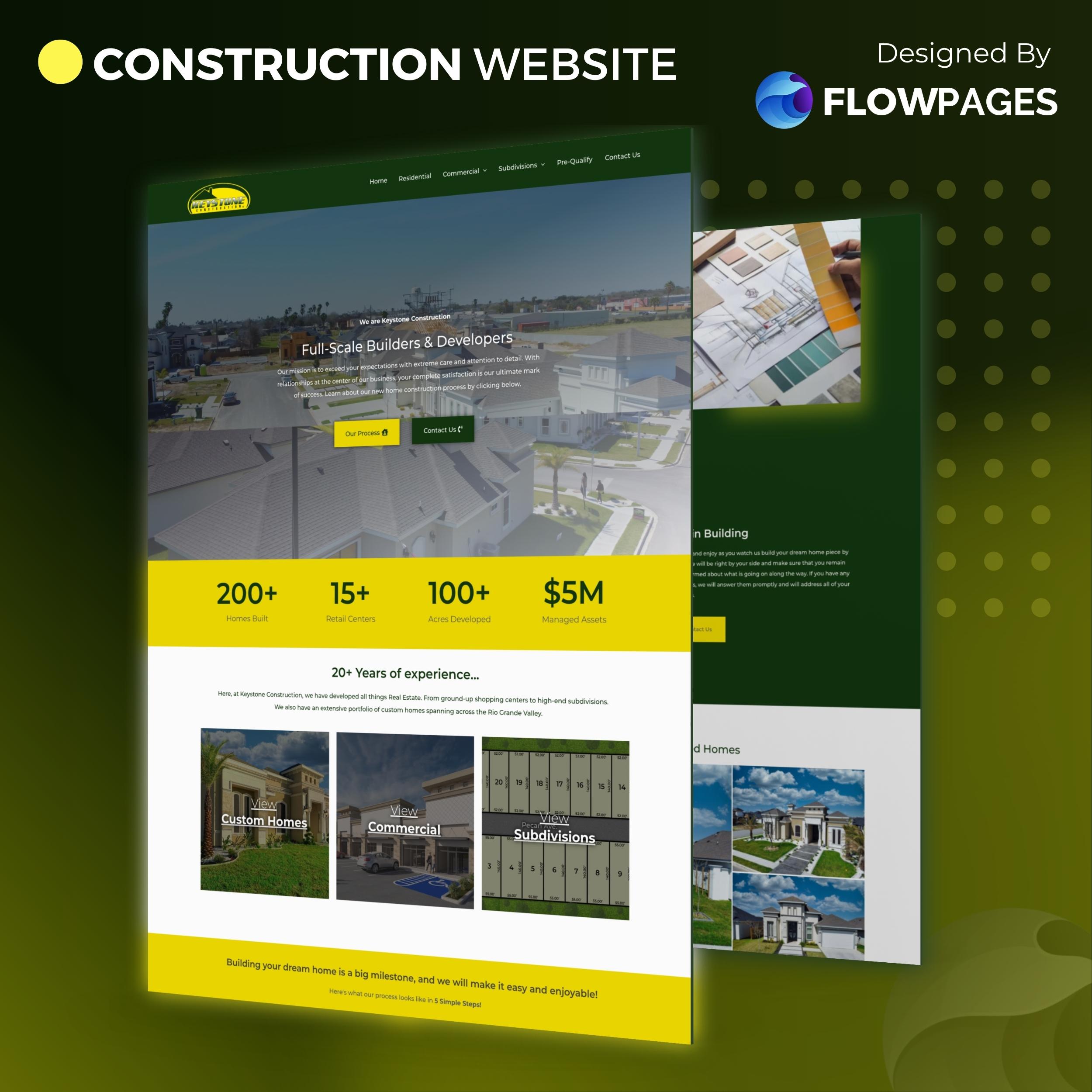 Client Commission - Construction Website